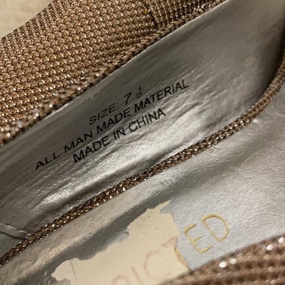 NWOB Restricted Blingy platform Stilettos Heels 7.5 - Picture 11 of 12